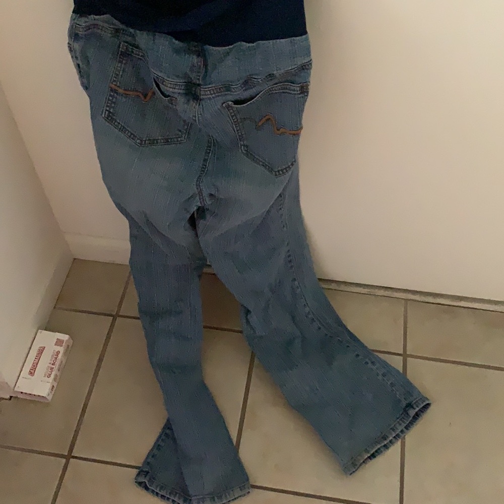 Mother hood size large maternity jeans - Picture 2 of 2